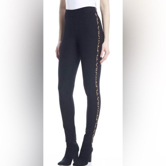 ILMT Sz S Peyton I Love Tyler Madison Leopard Print Band  High Rise Leggings NEW - Picture 1 of 15
